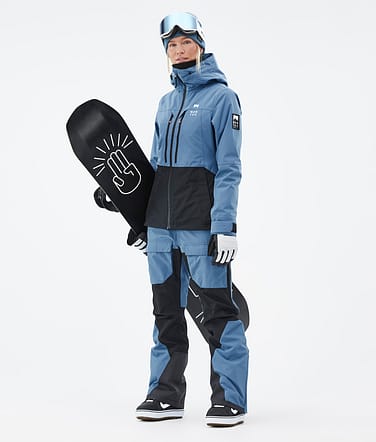 Montec Moss W Snowboardoutfit Kvinna Blue Steel/Black