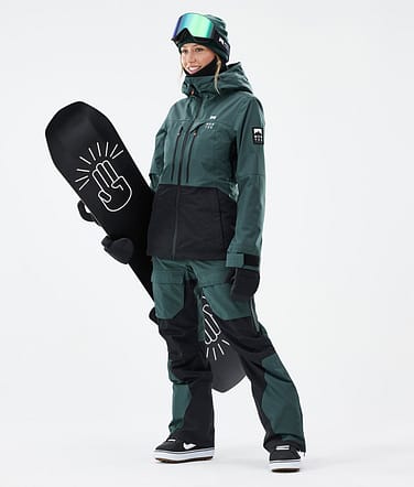 Montec Moss W Snowboardoutfit Kvinna Dark Atlantic/Black