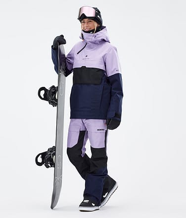 Montec Dune W Snowboardoutfit Kvinna Faded Violet/Black/Dark Blue