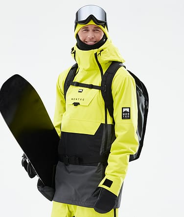 Montec Doom Snowboardjacka Man Bright Yellow/Black/Phantom
