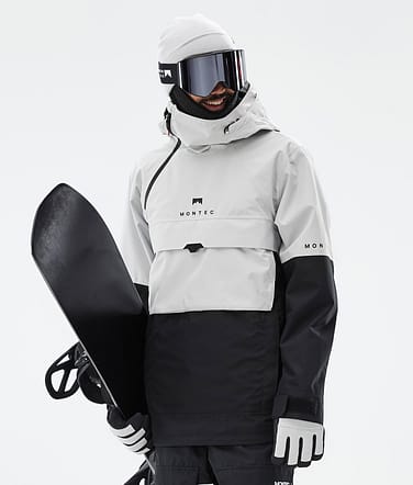 Montec Dune Snowboardjacka Man Light Grey/Black