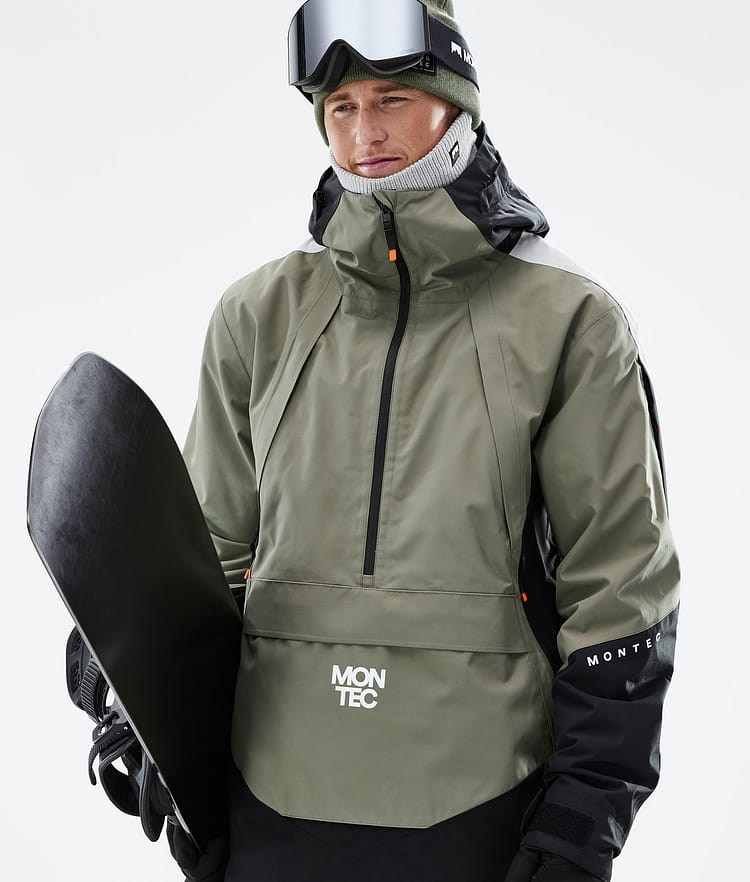 Montec Apex Snowboardjacka Herr Greenish/Black/Light Grey, Bild 2 av 10