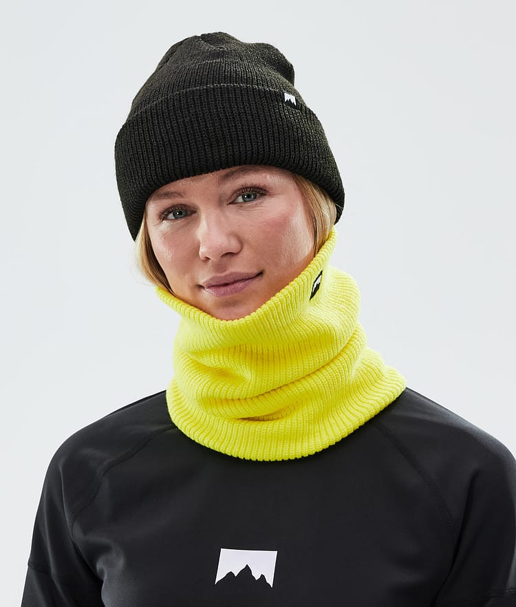Montec Classic Knitted 2022 Ansiktsmask Bright Yellow, Bild 3 av 3