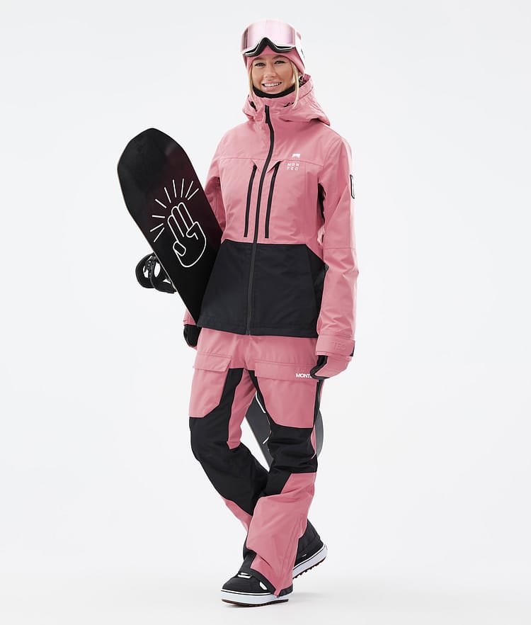 Montec Moss W Snowboardjacka Dam Pink/Black, Bild 3 av 10
