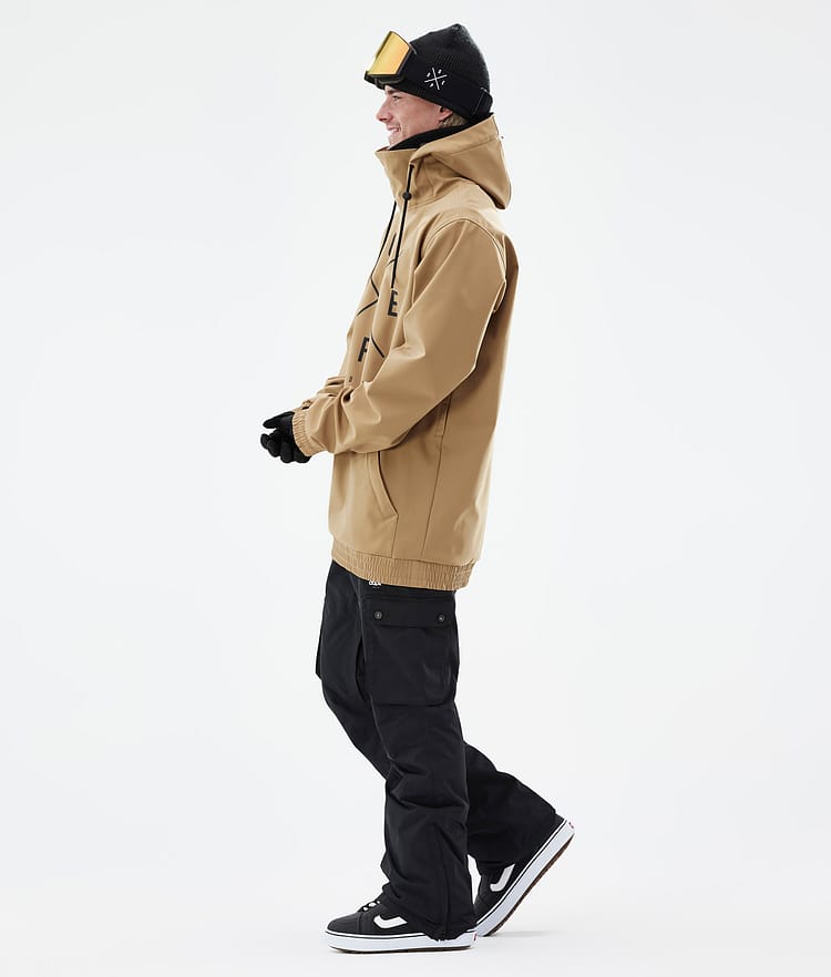 Dope Yeti Snowboardjacka Herr 2X-Up Gold, Bild 4 av 7
