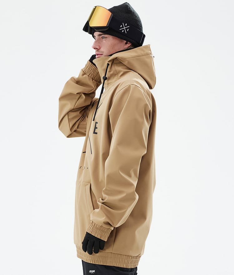 Dope Yeti Snowboardjacka Herr 2X-Up Gold, Bild 6 av 7