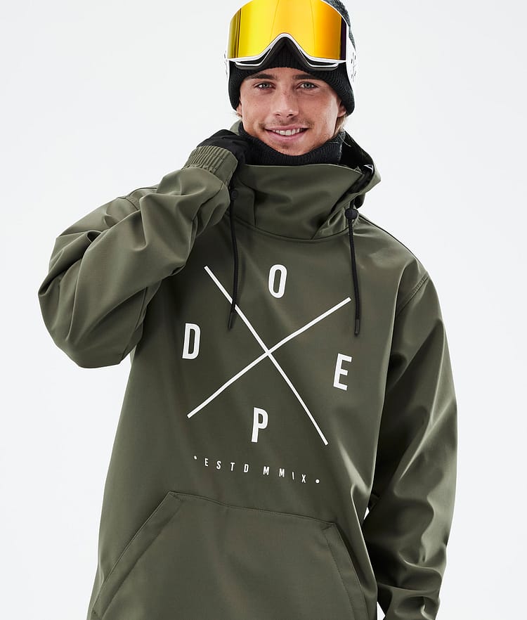 Dope Yeti Snowboardjacka Herr 2X-Up Olive Green, Bild 2 av 8