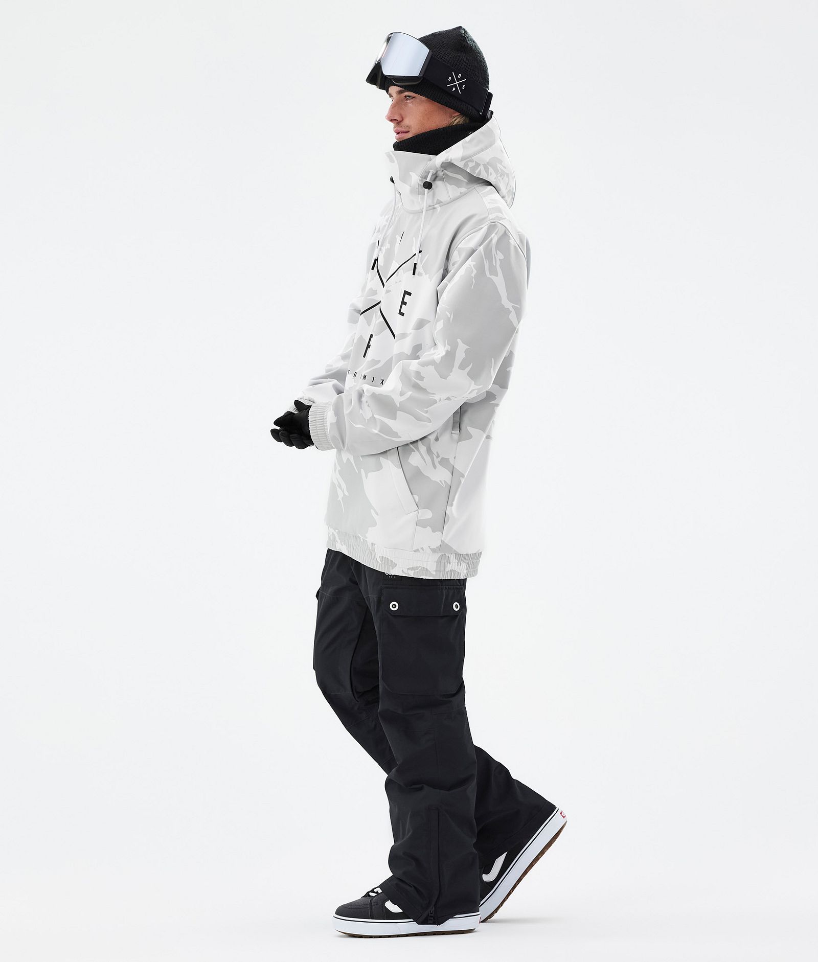 Dope Yeti Snowboardjacka Herr 2X-Up Grey Camo, Bild 4 av 8