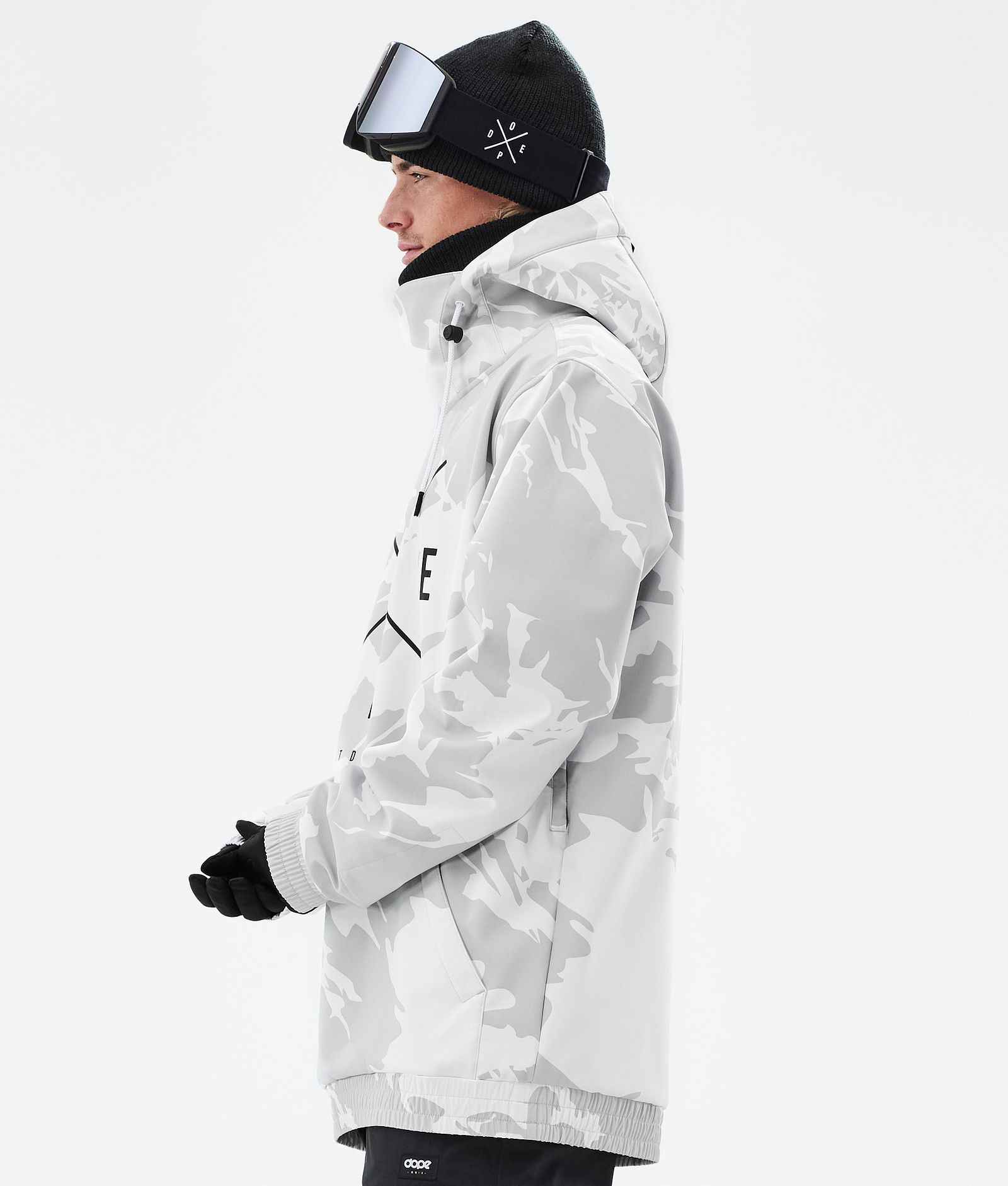 Dope Yeti Snowboardjacka Herr 2X-Up Grey Camo, Bild 6 av 8