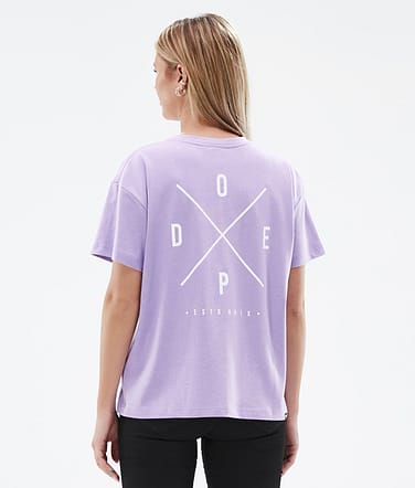 Dope Standard W 2022 T-shirt Kvinna 2X-Up Faded Violet