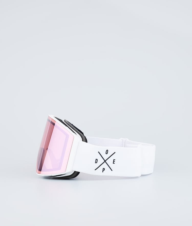 Dope Sight Skidglasögon White W/White Pink Mirror, Bild 5 av 6