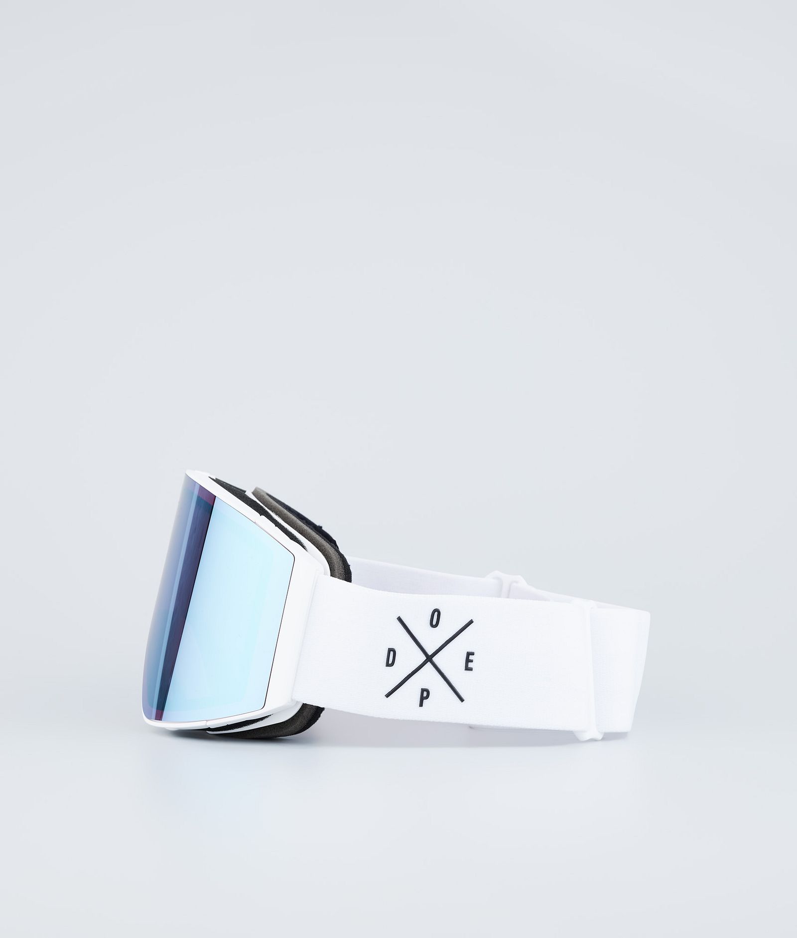 Dope Sight Skidglasögon White W/White Blue Mirror, Bild 5 av 6
