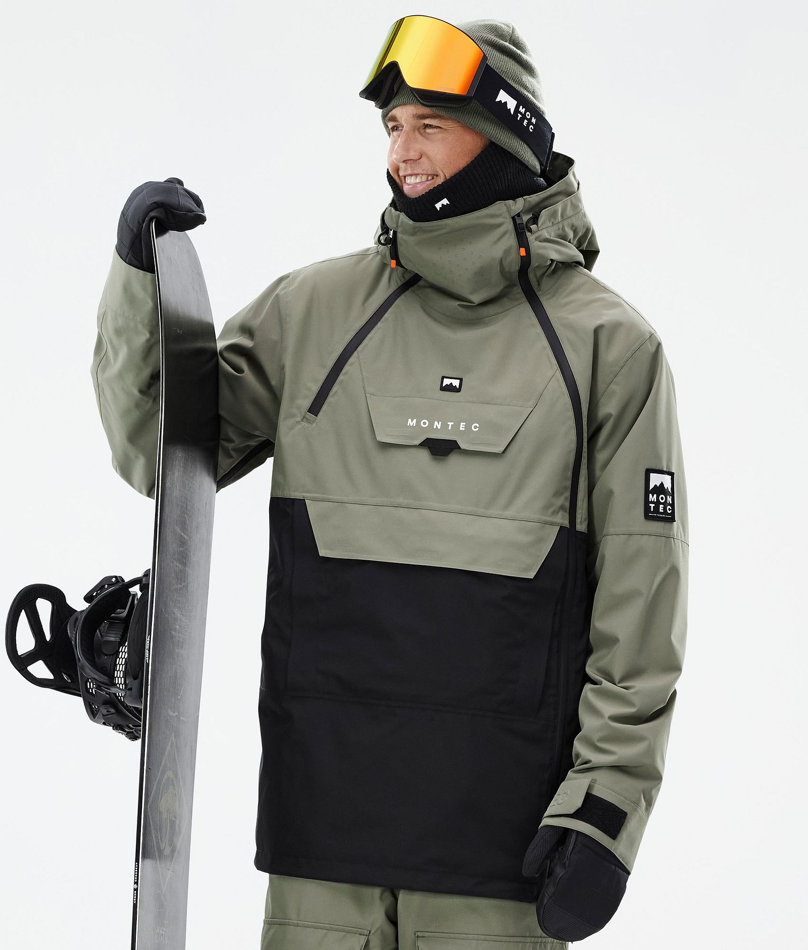 Montec Doom Snowboardjacka Herr Greenish/Black, Bild 1 av 11