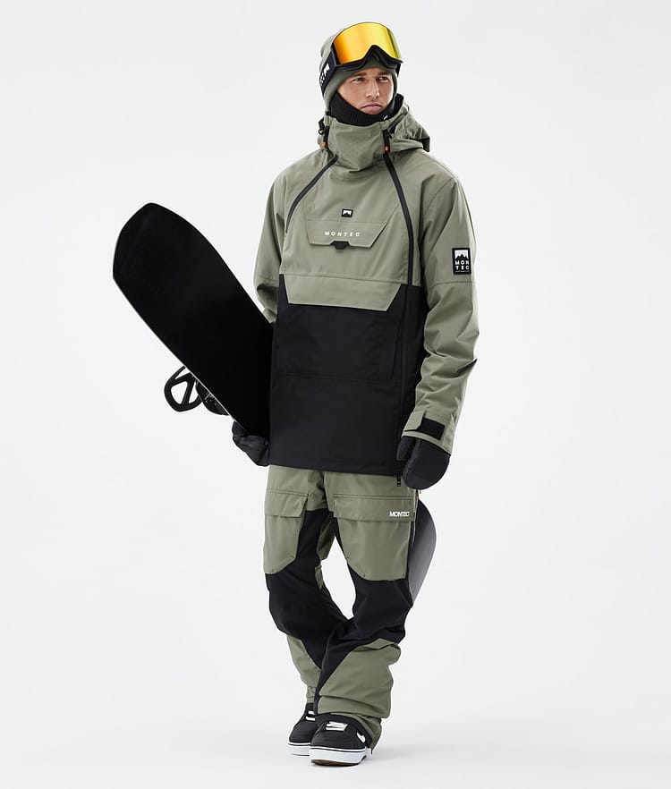 Montec Doom Snowboardjacka Herr Greenish/Black, Bild 3 av 11