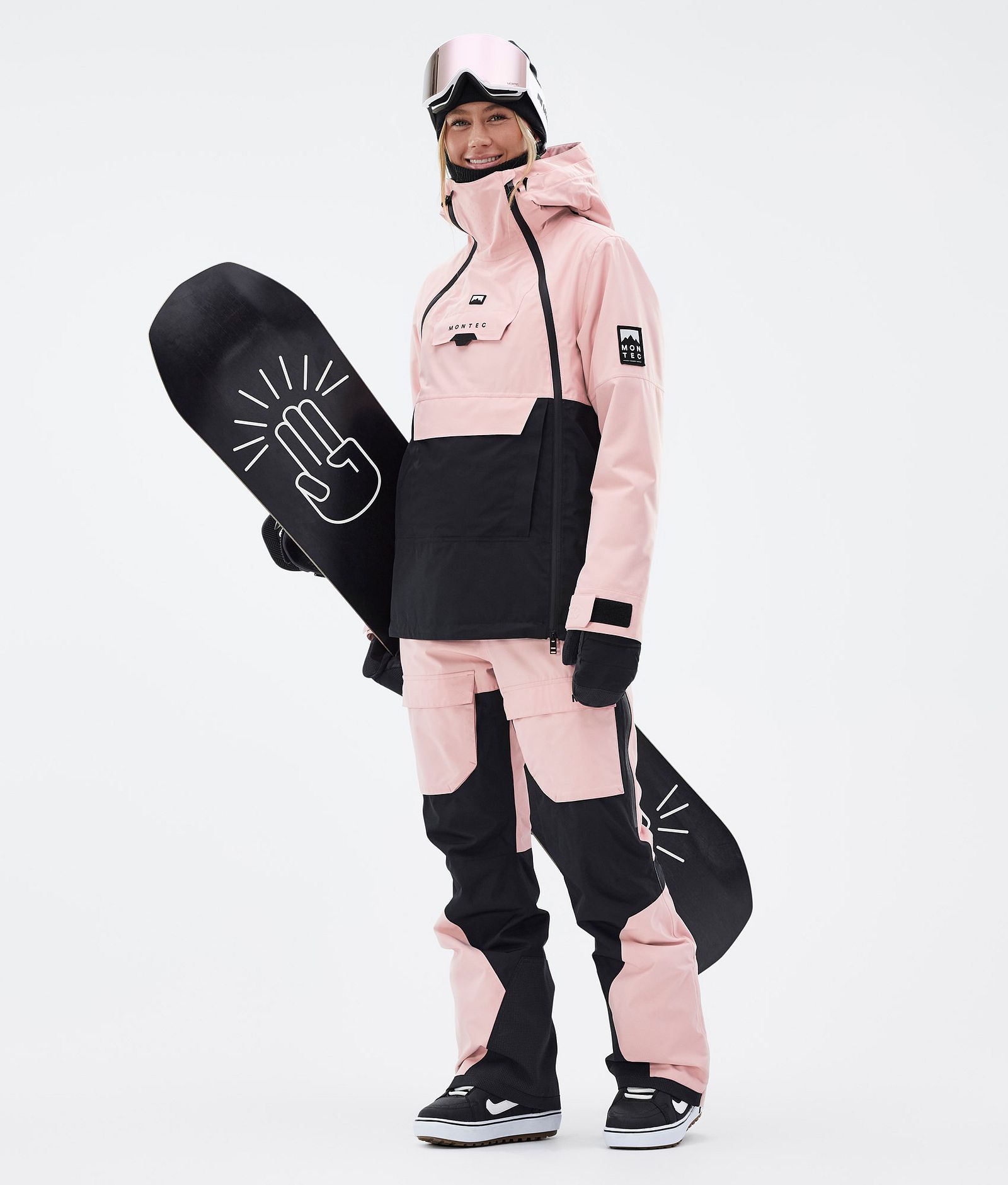 Montec Doom W Snowboardjacka Dam Soft Pink/Black, Bild 3 av 11