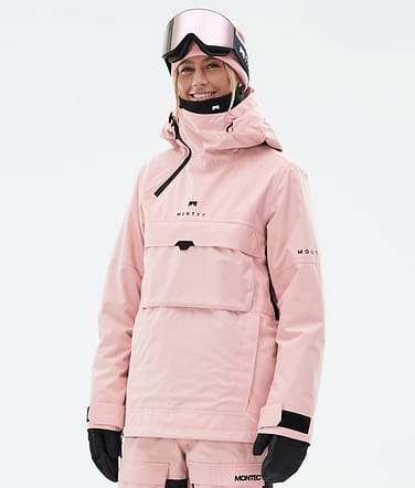 Montec Dune W Snowboardjacka Kvinna Soft Pink