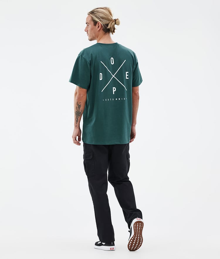 Dope Standard T-shirt Herr 2X-Up Bottle Green, Bild 4 av 5