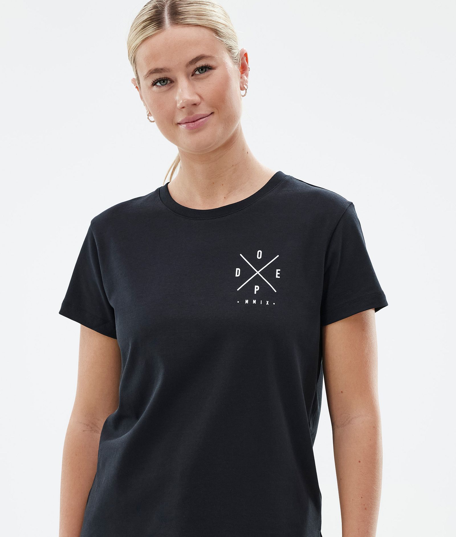 Dope Standard W T-shirt Dam 2X-Up Black