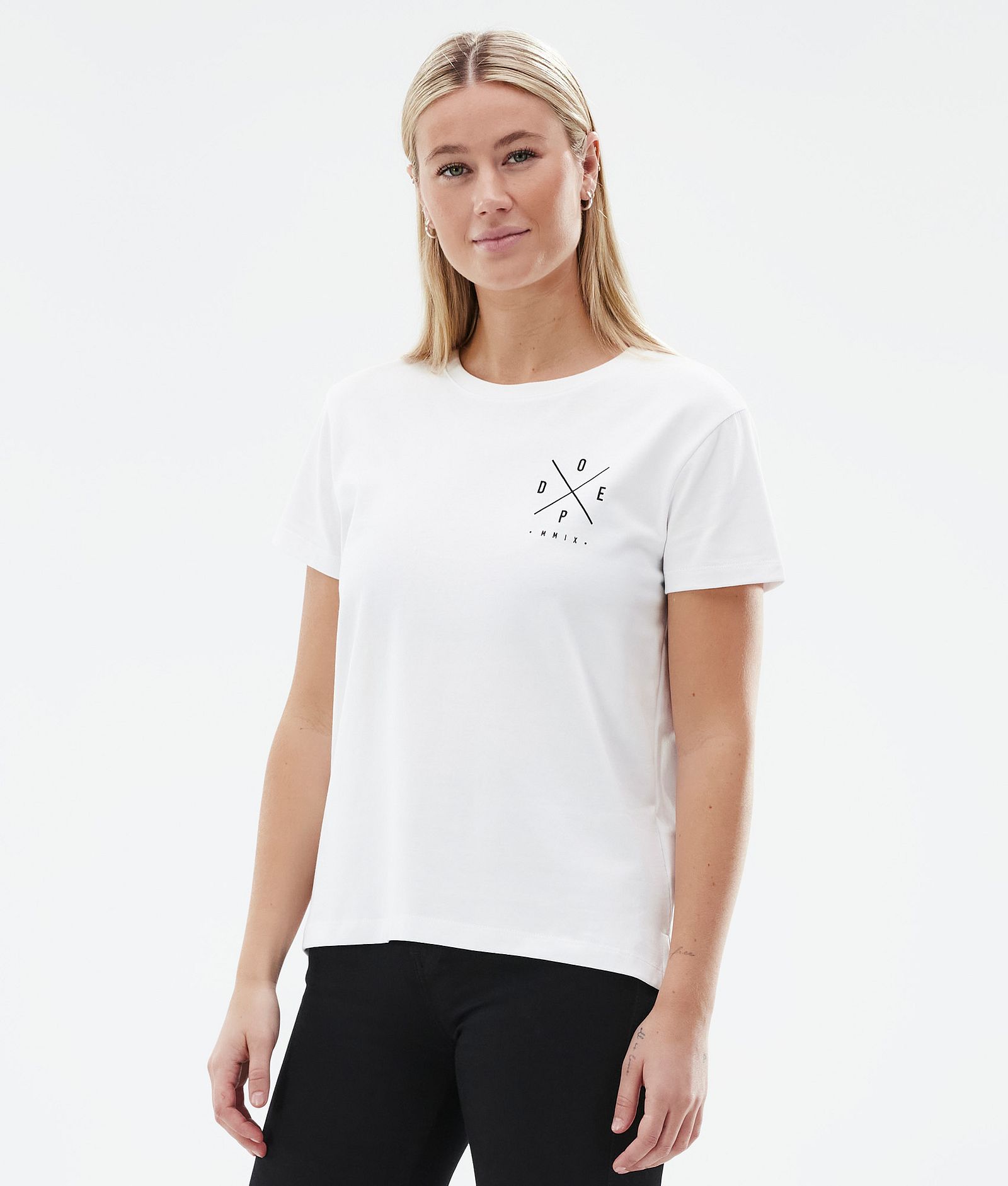 Dope Standard W T-shirt Dam 2X-Up White