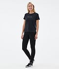Dope Standard W T-shirt Dam Silhouette Black