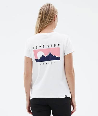 Dope Standard W T-shirt Kvinna Silhouette White