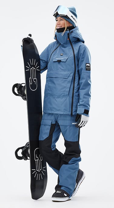 Montec Doom W Snowboardoutfit Kvinna Blue Steel/Black