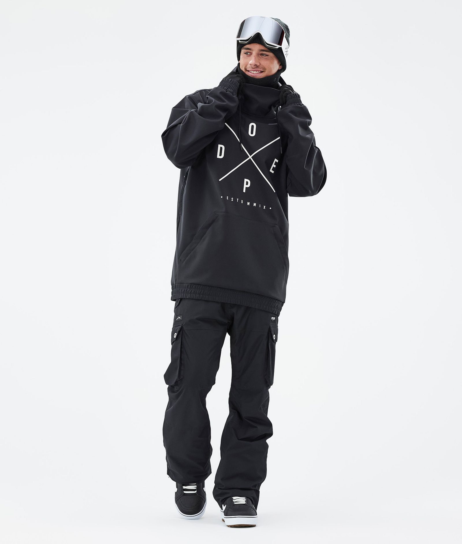 Dope Yeti Snowboardoutfit Herr Black/Black, Image 1 of 2