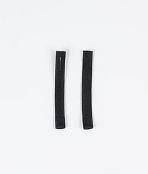 Utilities 2pc Rips Tape Zip Puller Reservdelar Black/Black Tip