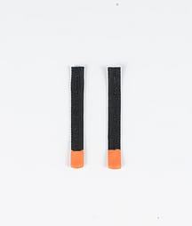 Utilities 2pc Rips Tape Zip Puller Reservdelar Black/Orange Tip