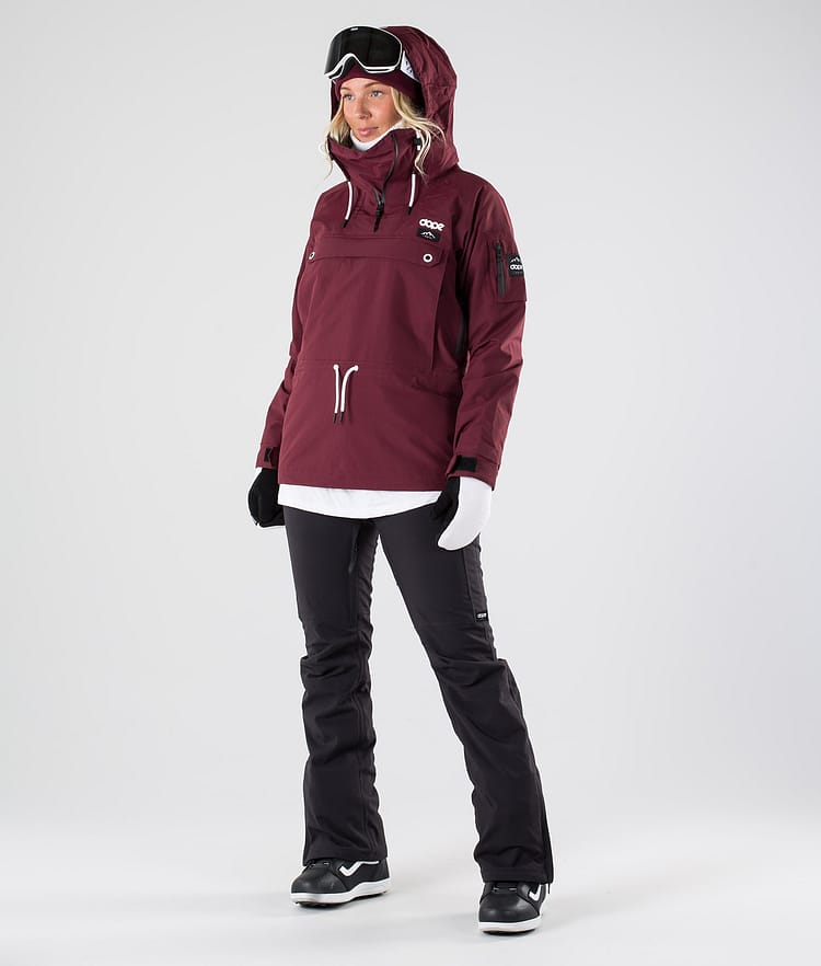 Dope Annok W 2019 Snowboardjacka Dam Burgundy, Bild 8 av 9
