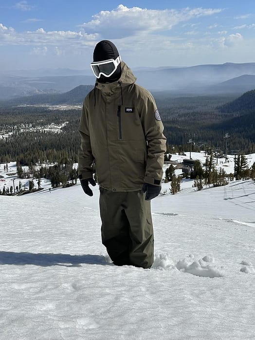 Kund @lukas.muellauer i Dope Blizzard Full Zip 24 Snowboardjacka Herr Olive Green Renewed