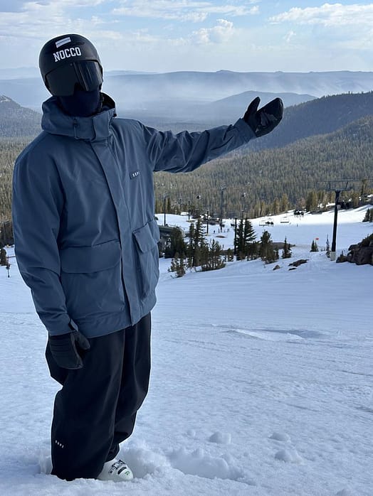 Kund @baumgartner_sam i Dope Acme Snowboardjacka Herr Metal Blue