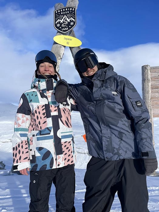 Kund @irinaruegg i Dope Adept W Snowboardjacka Dam Melon Renewed