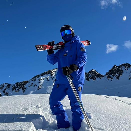 Kund @julian.br03 i Dope Blizzard Snowboardjacka Herr Cobalt Blue