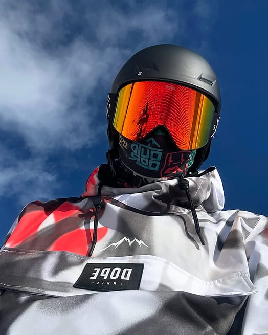 Kund @lifeandsnowboard i Dope Blizzard Snowboardjacka Herr Spray Black Red