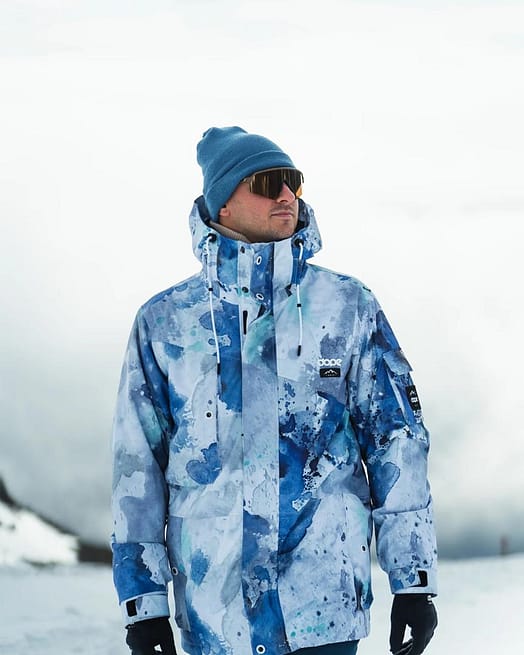Kund @thomasarge i Dope Adept Skidjacka Herr Spray Blue Green