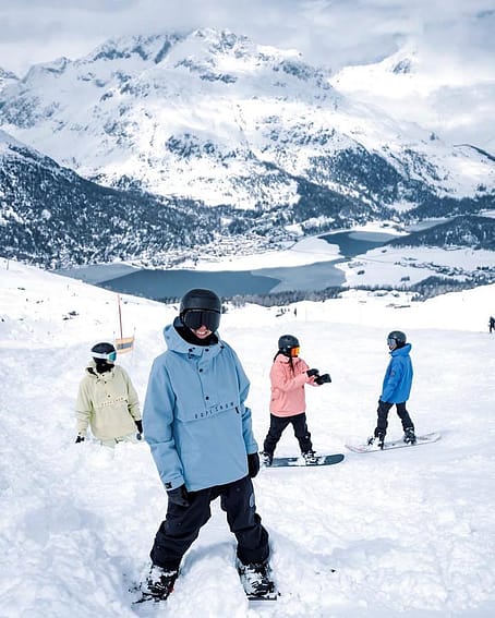 Kund @lucky_l.u.c i Dope Legacy Snowboardjacka Herr Light Blue