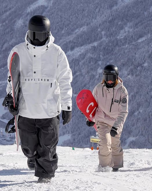 Kund @lucky_l.u.c i Dope Legacy Snowboardjacka Herr Old White