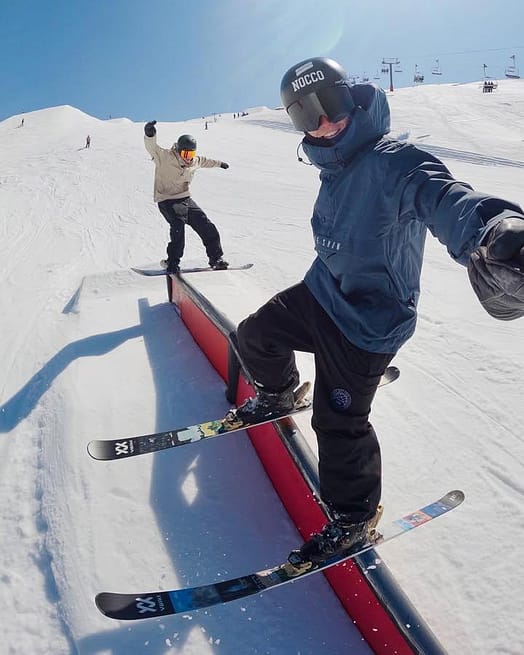 Kund @baumgartner_sam i Dope Blizzard Skidbyxa Herr Black