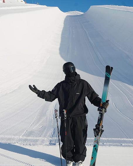 Kund @baumgartner_sam i Dope Big Snowboardbyxa Herr Black