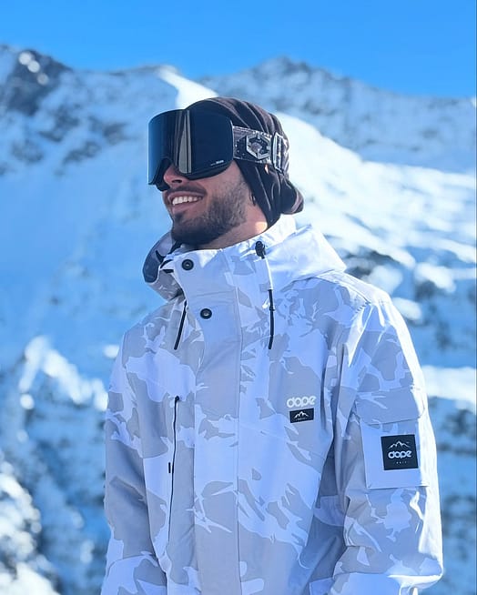 Kund @wildpetrols i Dope Adept Snowboardjacka Herr Grey Camo
