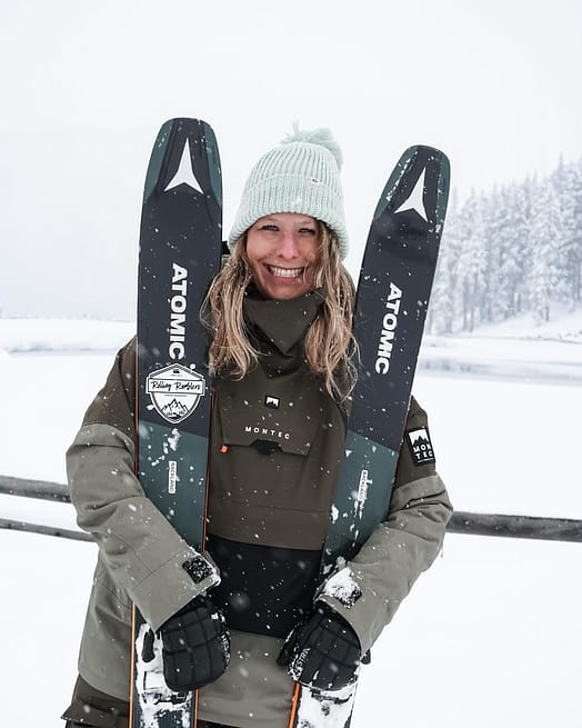Kund @carmen.akkermans i Montec Doom W Snowboardjacka Dam Olive Green/Black/Greenish Renewed