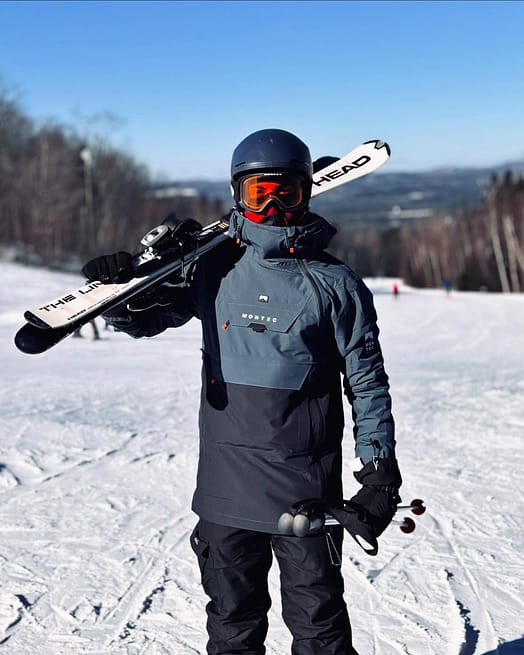 Kund @achcan i Montec Doom Snowboardjacka Herr Metal Blue/Black Renewed