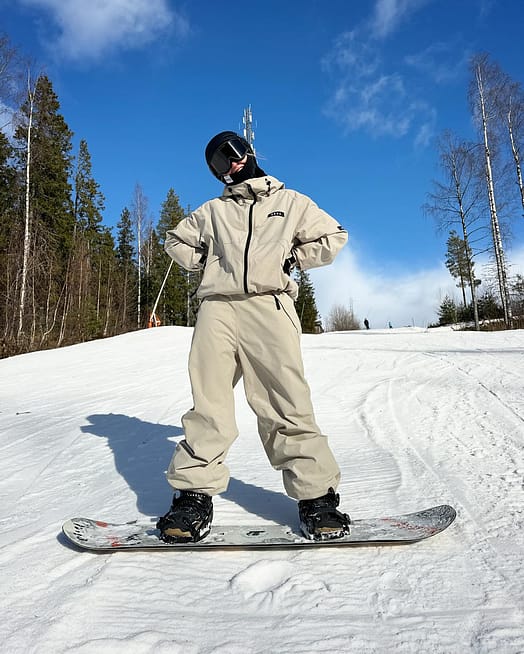 Kund @ellenannalisa i Dope Big W Snowboardbyxa Dam Sand