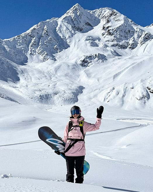 Kund @xagnr i Dope Akin W Snowboardjacka Dam Soft Pink
