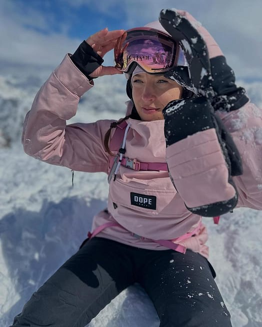 Kund @ladus.dvorakova i Dope Blizzard W Snowboardjacka Dam Soft Pink