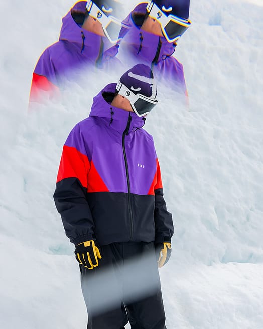 Kund @lukas.muellauer i Dope Spartan Snowboardjacka Herr Sport Vivid Purple/Red/Black
