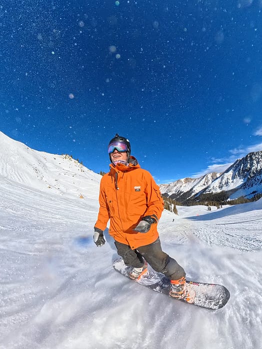 Kund @the.scenicdetour i Dope Adept Skidjacka Herr Burned Orange