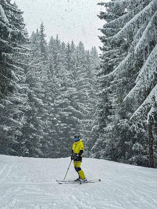 Kund @tao_en_montagne i Montec Arch Skidbyxa Herr Bright Yellow/Black