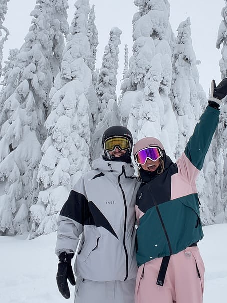 Kund @nicos_pow i Dope Spartan Skidjacka Herr Spike Light Grey/Black